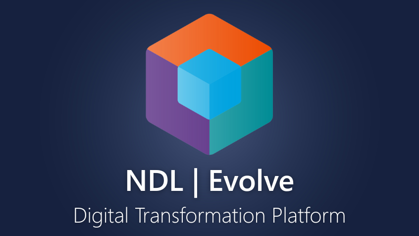 Evolve Digital Transformation Platform Website Menu Card