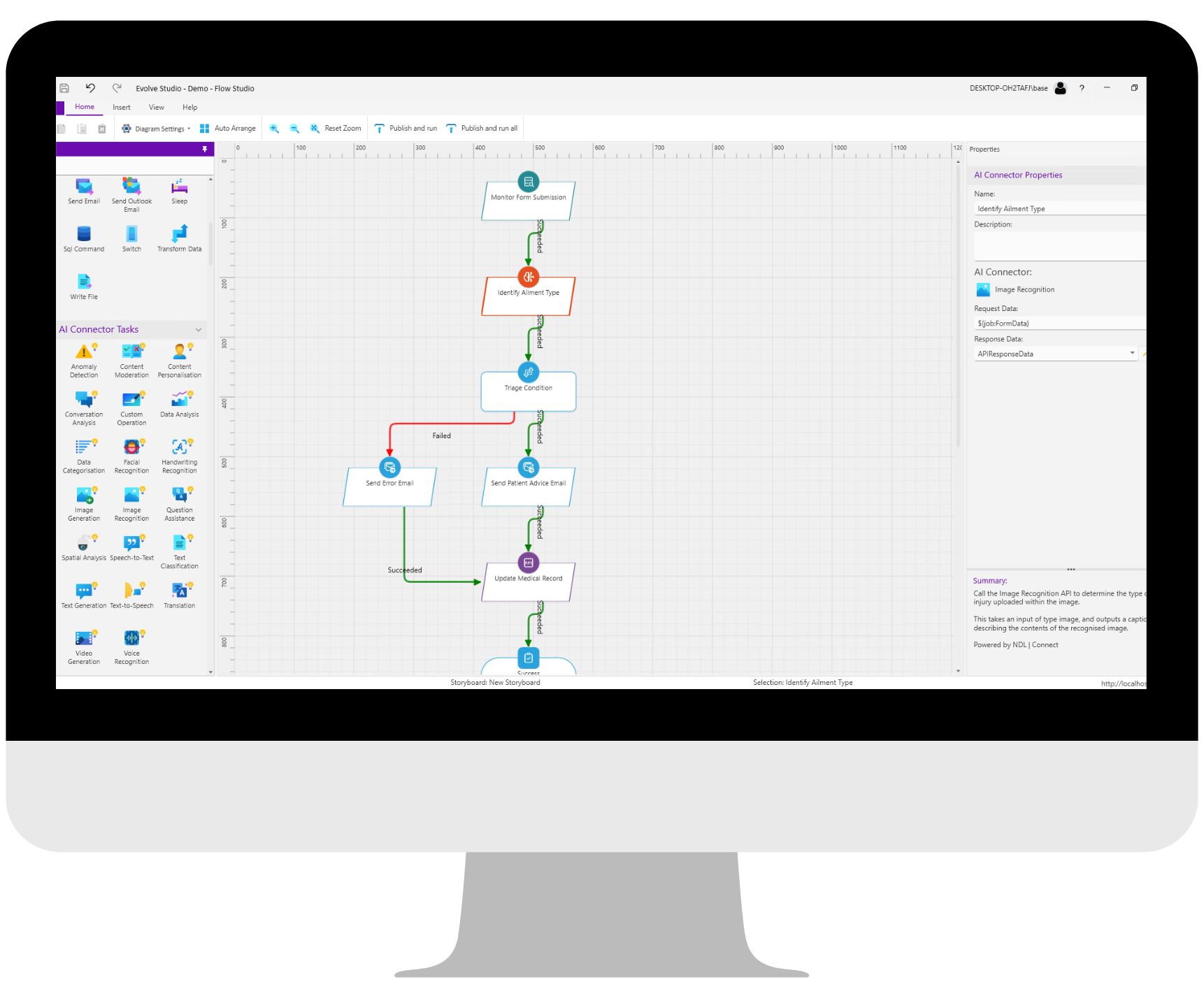 Screen With Evolve Studio 5050 Image
